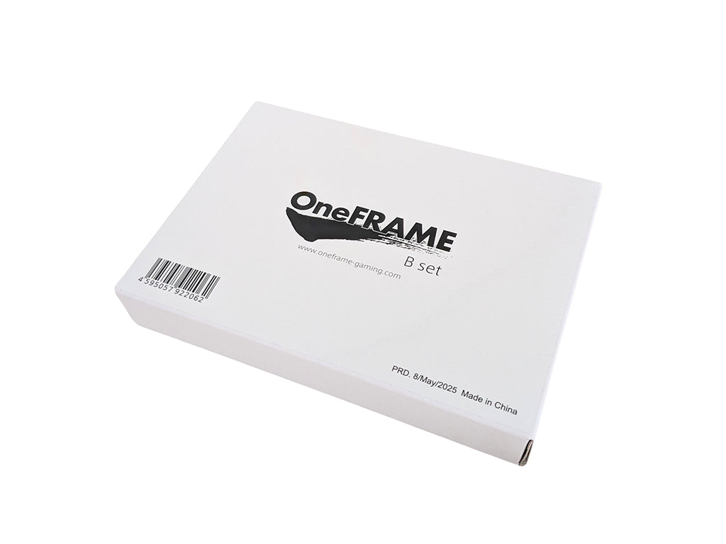 OneFRAME B set White (30mm x8) – Akecon-アケ魂-