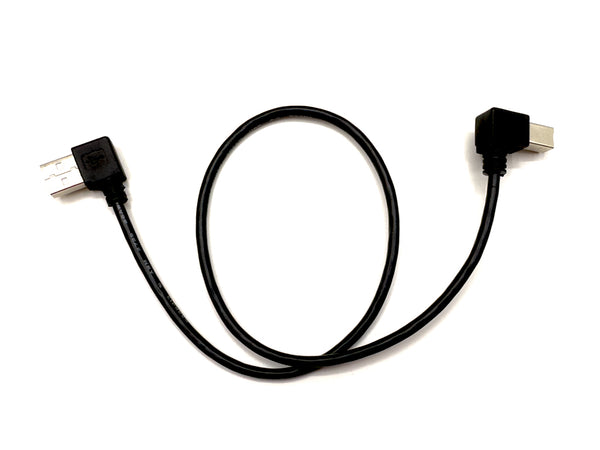 USB2.0 A to B レフトアングル 50cm