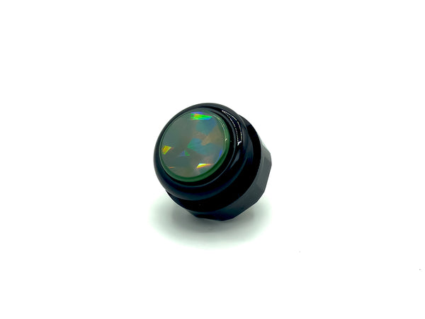 SEIMITSU PSB-14HH-PSN-G 30mm Hologram foil Screw Button Pearl Green