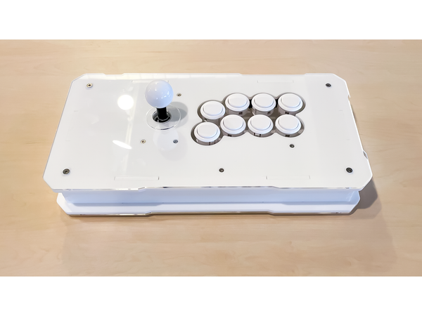 ZERO TWO FIGHTSTICK Clear/White Case Kit